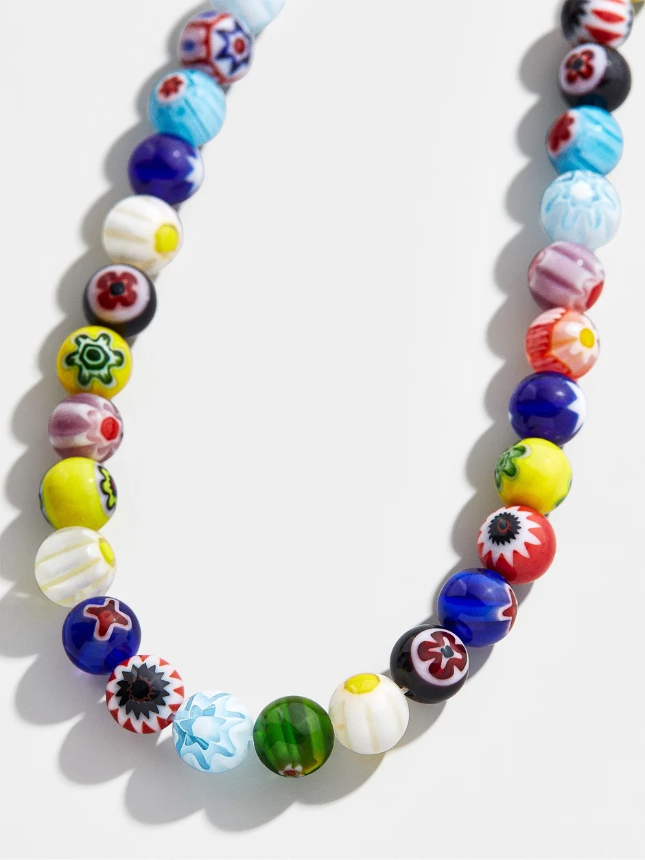 Женское ожерелье с цветными бусинами этническое в стиле бохо аксессуары для