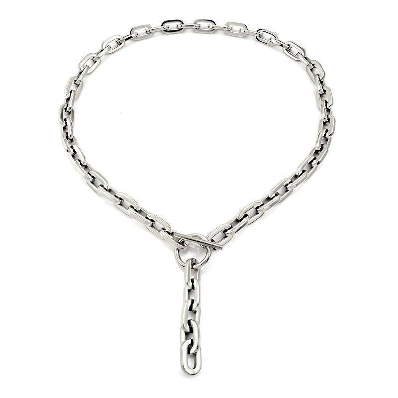 Цепочка женская с Т-образной застежкой простой трендовый ожерелье из