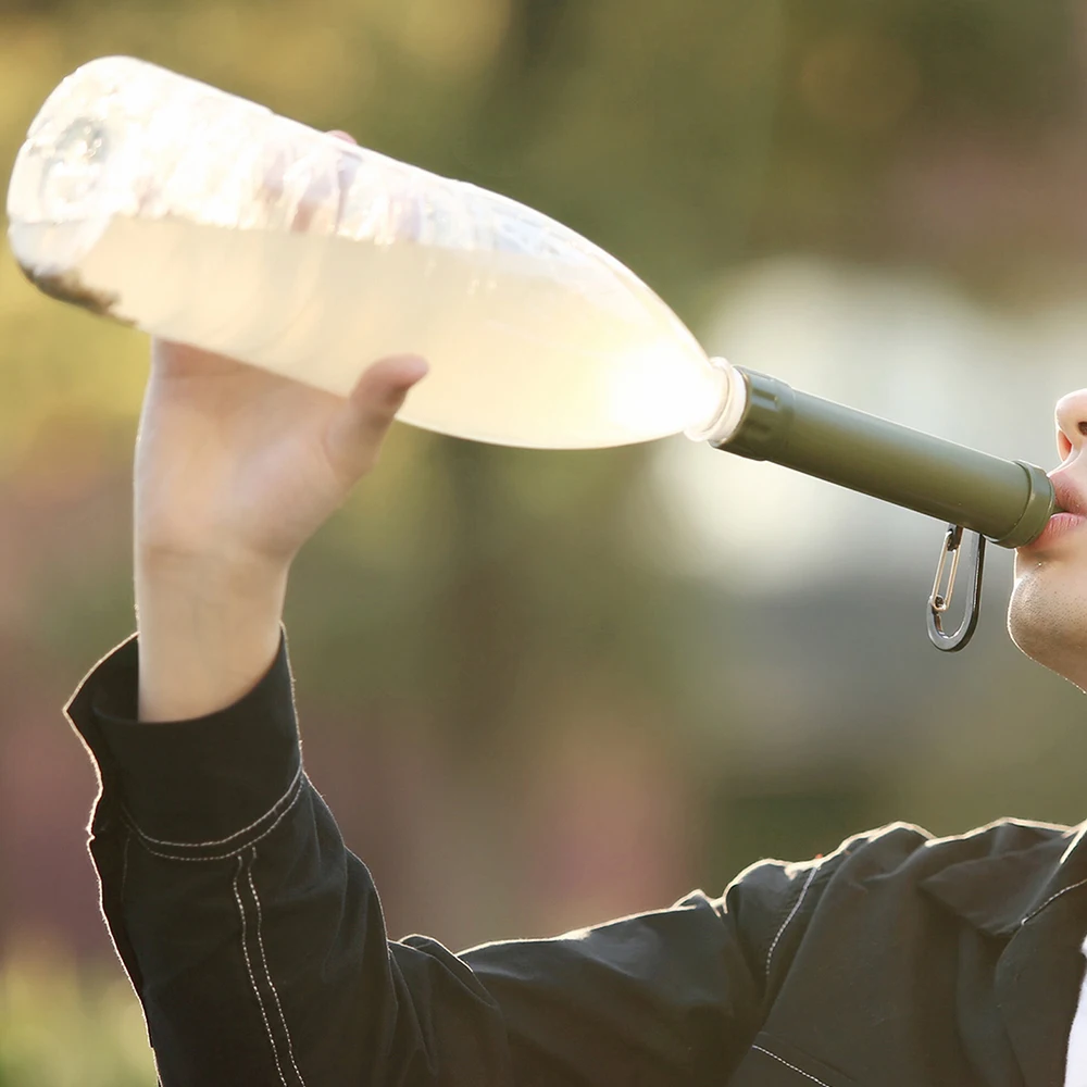 

Outdoor Wild Life Emergency Direct Drinking Water Filtering Tool Portable Filter Straw Disinfection Individual Water Purifier