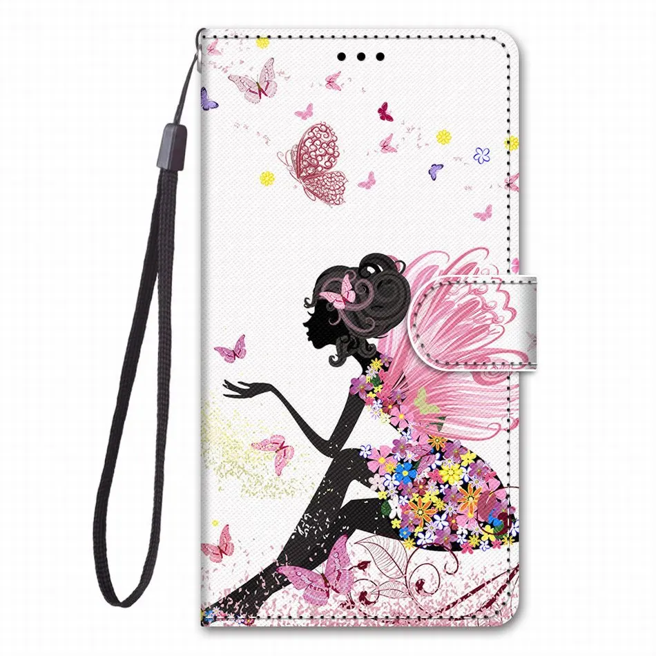 Pansy Girl Милые кожаные чехлы для телефонов, чехол для Motorola Moto E4 Plus E5 G6 Play G7 Play G7 power Rose Wallet, чехол с Откидывающейся Крышкой в виде башни неба, Fundas D08F - Color: Pansy Girl