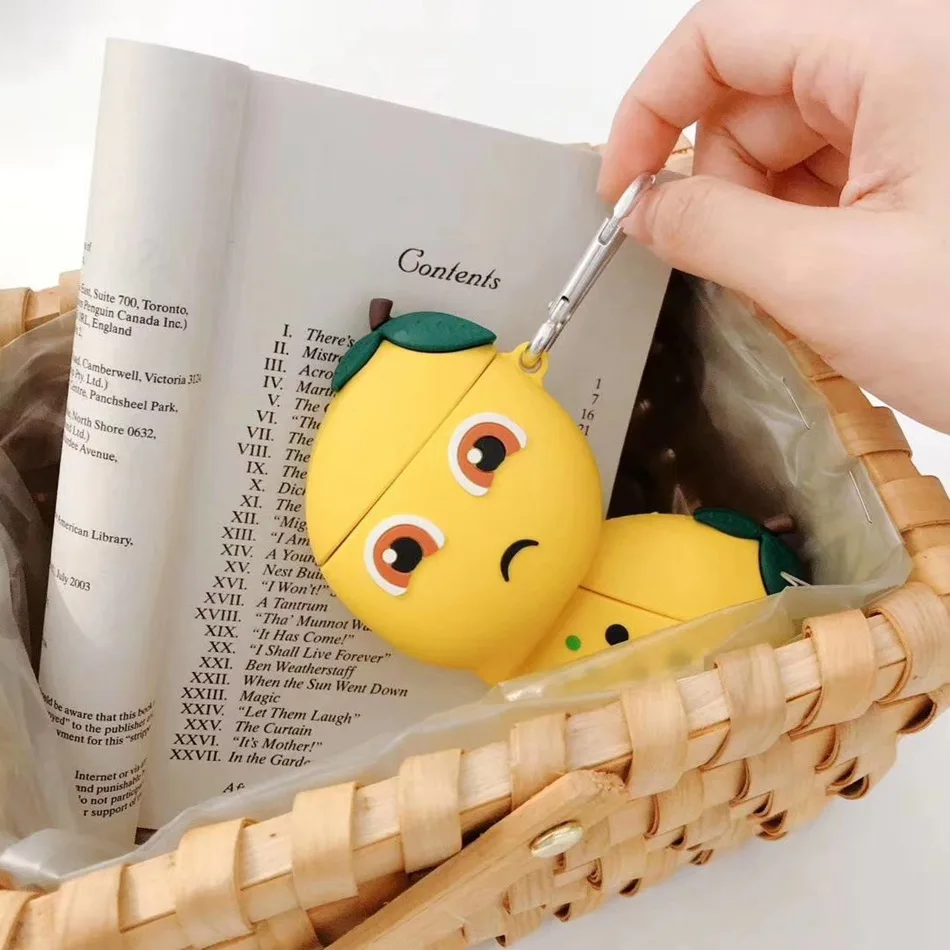 3D наушники в виде кролика чехол для Airpods 2 чехол силиконовый чехол для мыши для Apple Air pods чехол Динозавр для наушников ремешок для наушников