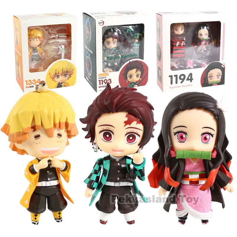 

Экшн-фигурка убийца демонов Zenitsu Agatsuma 1334 Kamado Tanjirou 1193 Nezuko 1194 Hashibira Inosuke 1361 Коллекционная модель игрушка