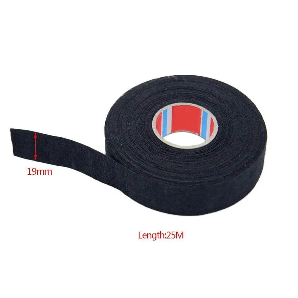 

PET Flannel Insulation Tape Wire Loom Cloth Fabric Home Adhesive Improvement Resistant Wiring Auto Heat Car Harness Cable T G1T8