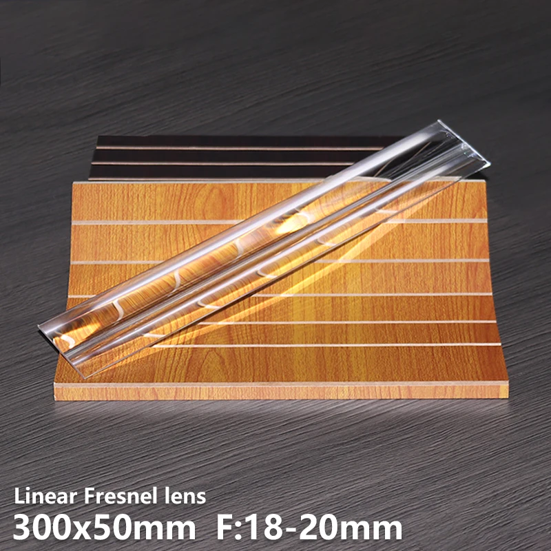 Линейная лампа с линзой Френеля 300x50 мм F18/20 мм, точная осмотр, полосатая точка, специальное освещение, УФ-лампа для отверждения, настенная лампа на заказ