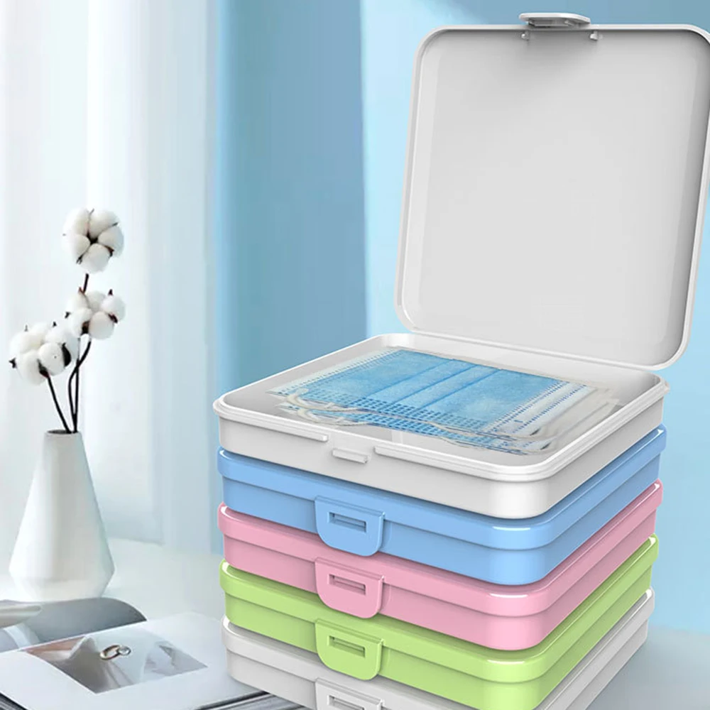 Портативная ПП коробка для хранения маски пылезащитный держатель влагостойкая