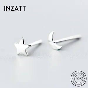 Серьги-гвоздики женские Асимметричные из серебра 925 пробы, 2019 пробы