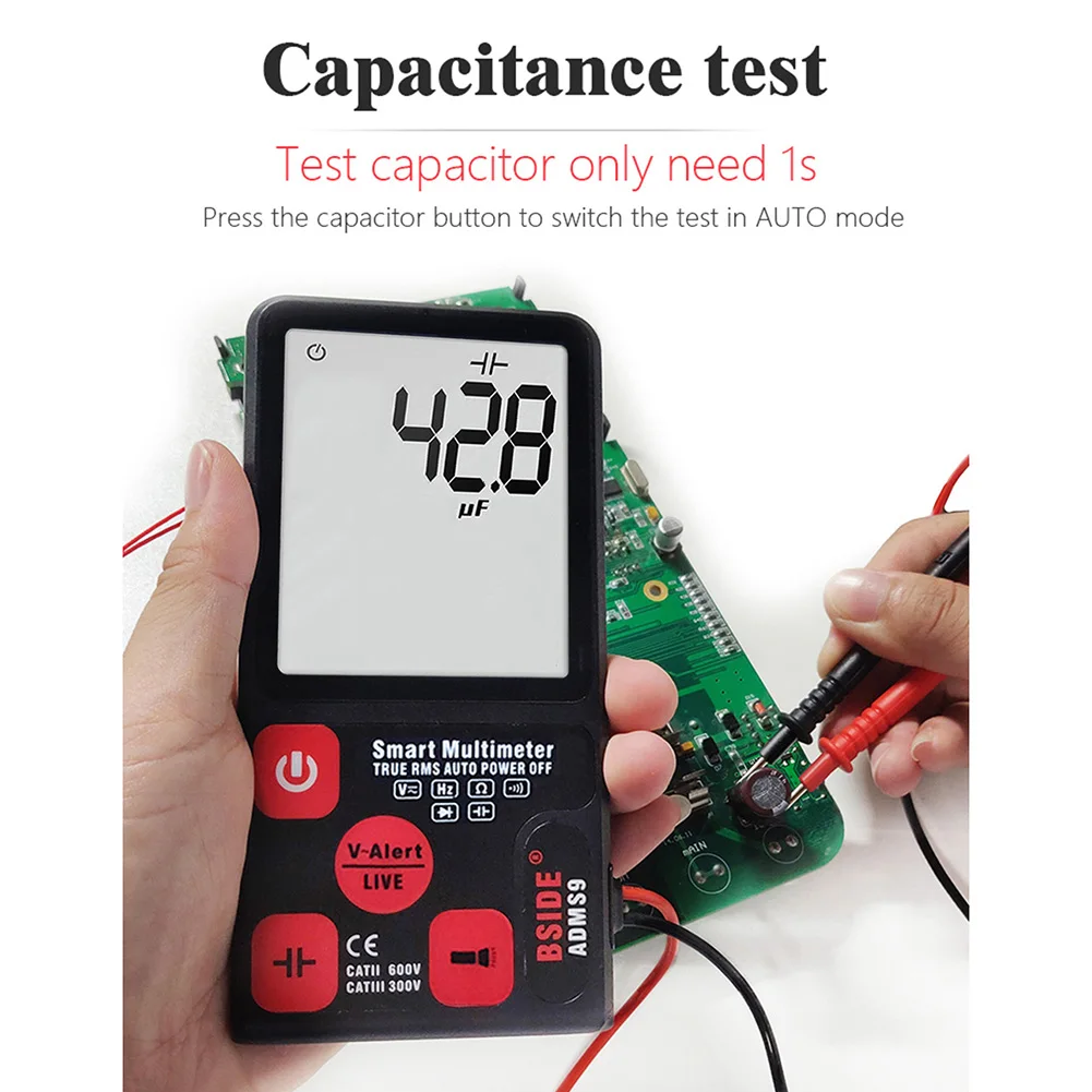 Умный Автоматический цифровой мультиметр 3 5 дюймов Большой экран дисплей