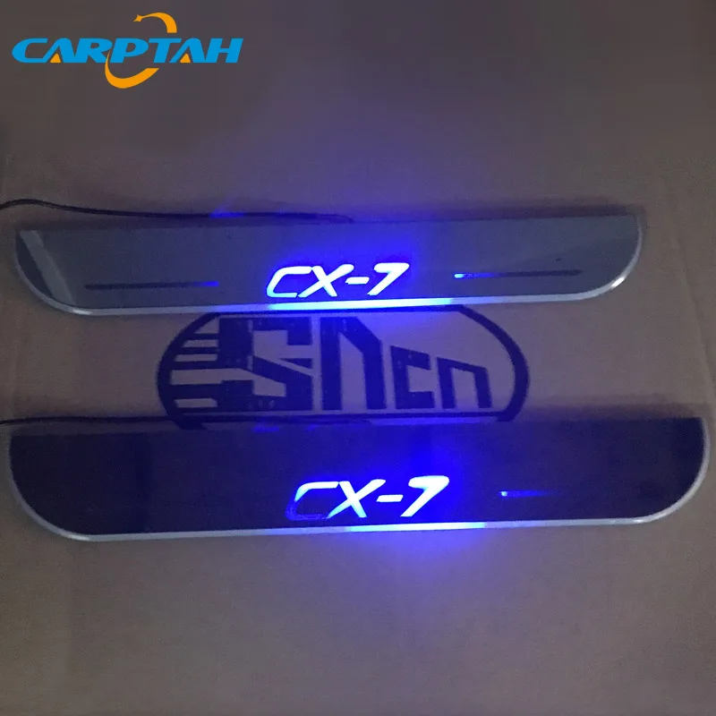 CARPTAH отделкой педаль автомобиля внешние Запчасти светодиодный порога Накладка