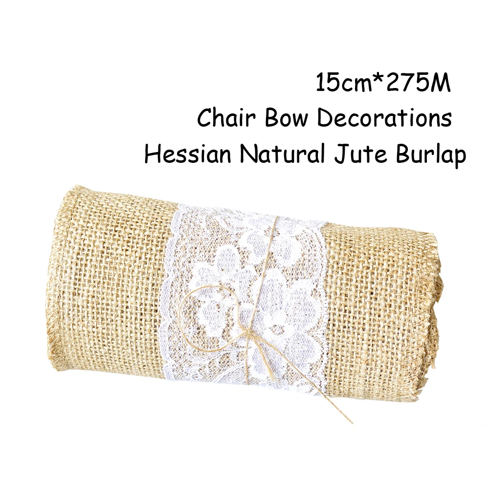 15x275cm lace roll Mr Mrs реквизиты для свадебной фотографии баннеры джутовые баннеры женитьба гирлянда в рустикальном стиле флаг вечерние свадебные украшения флажок из мешковины - Цвет: 15x275cm lace roll
