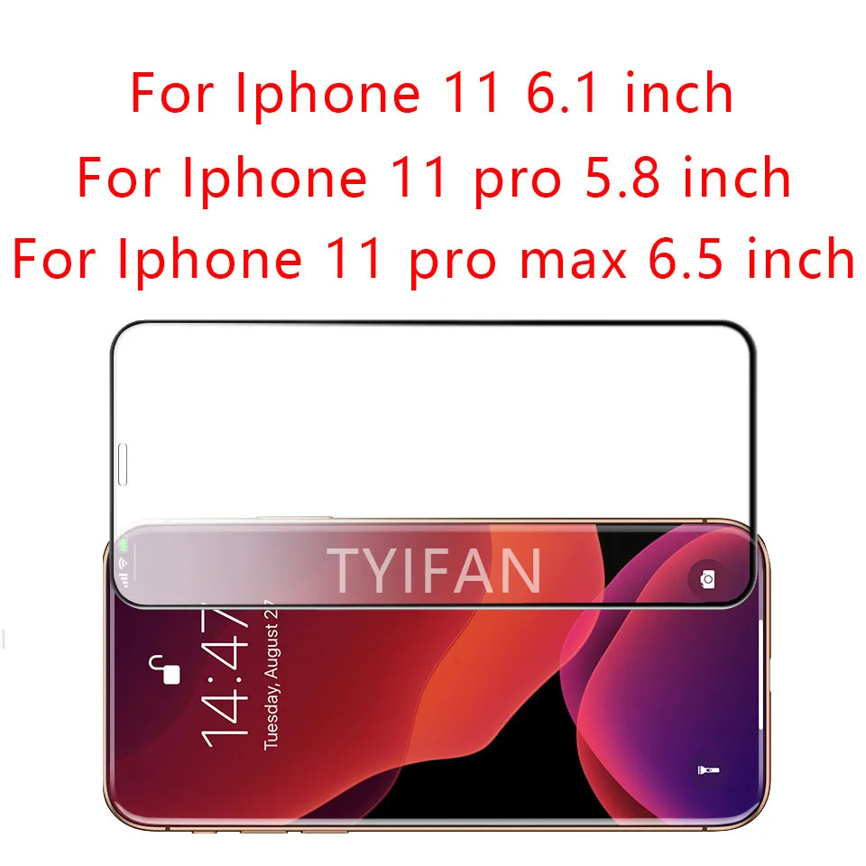 Защитное стекло закаленное 9h для Apple Iphone 11 Pro Max | Мобильные телефоны и аксессуары