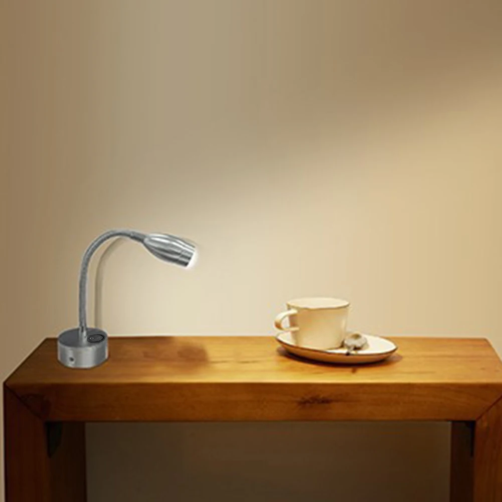 

12V RV Light LED Yacht Reading Light 360 Degree Rotation Bed Lamp Eye Care Portable Low Power Consumption Vehicle Accessories