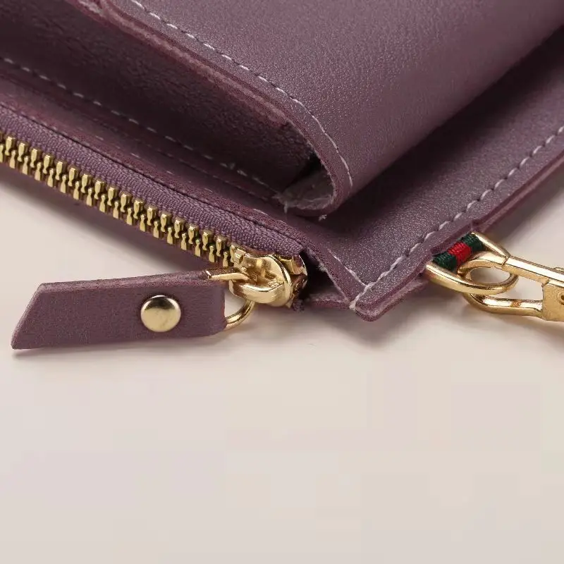 

New mobile phone bag women's fashion versatile Korean zipper small messenger bag student large capacity multi Card Wallet women