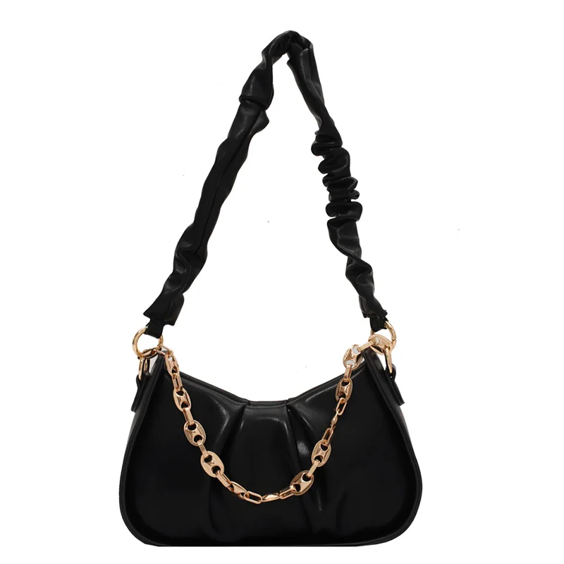 Leather Handbag 2023 Women's Brand Shoulder Bags Vintage Strap Sigle Shoulder Bag For Women Fashion Leather Chain Crossbody Bag