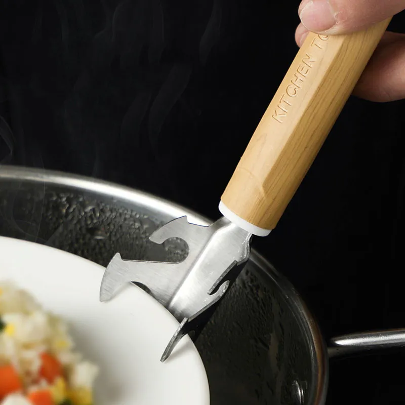 Зажимы для горшков из нержавеющей стали дома держатель миски открытый кухонный