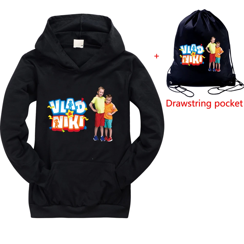 

Vlad Niki Fall Clothes for Toddler Girls Boys Pocket Hoodies Tops Girls Thin Hooded T Shirt Kids Sweats Clothes for Kids 2-16 Y