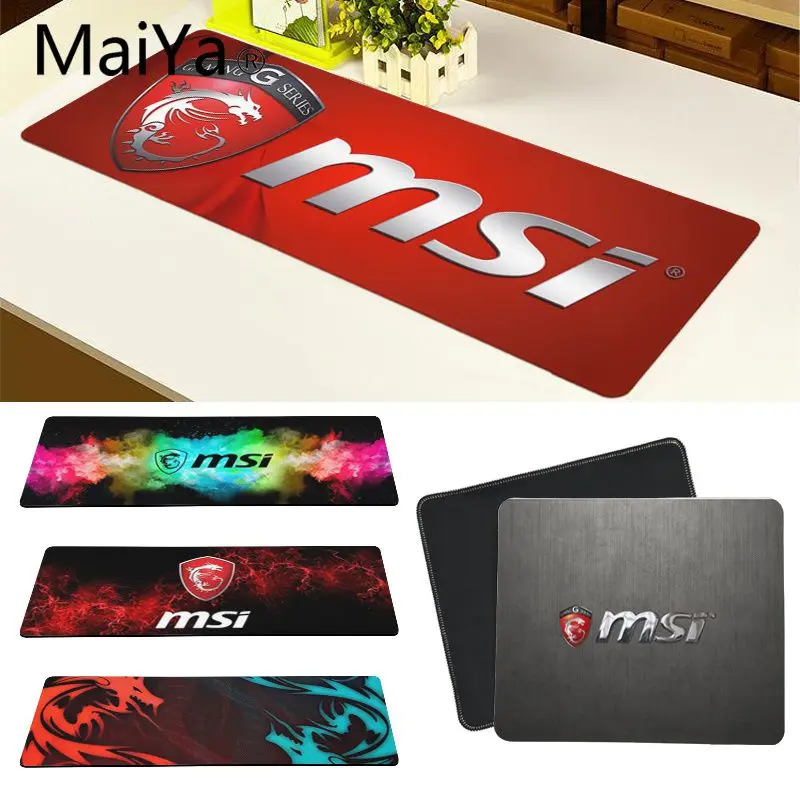 Maiya высокое качество MSI Dragon DIY дизайн игровой с узором коврик для мыши Бесплатная