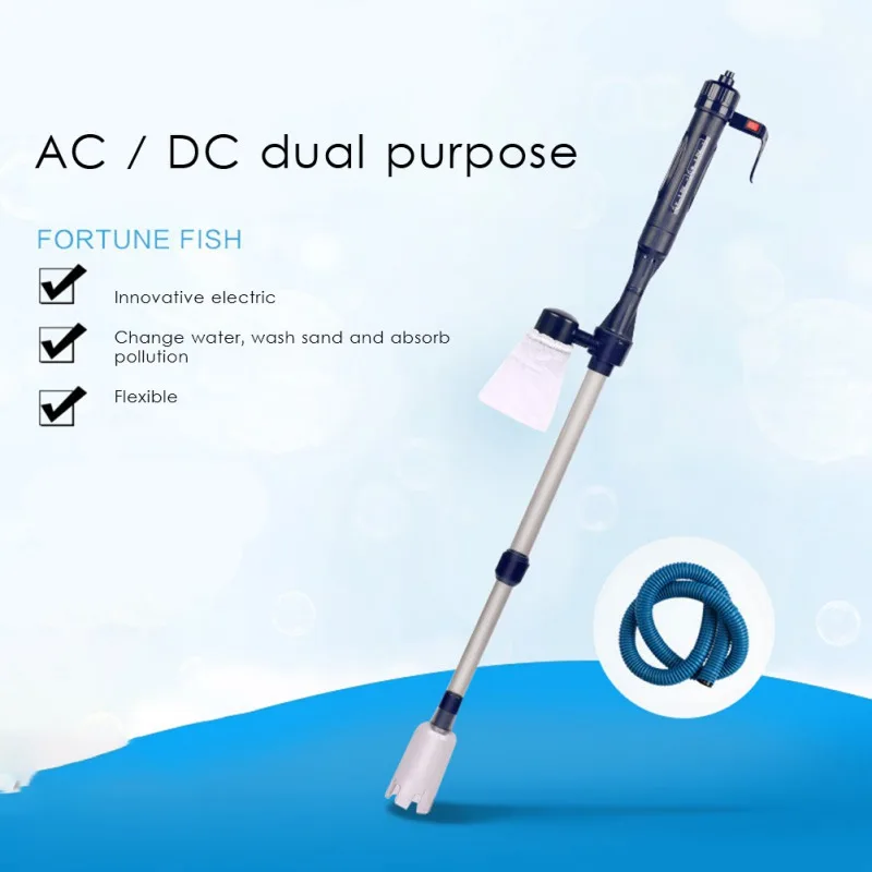 

Electric Aquarium Gravel Cleaner Fish Tank Water Change Pump Aquarium Cleaning Tool Water Changer Filter Pump