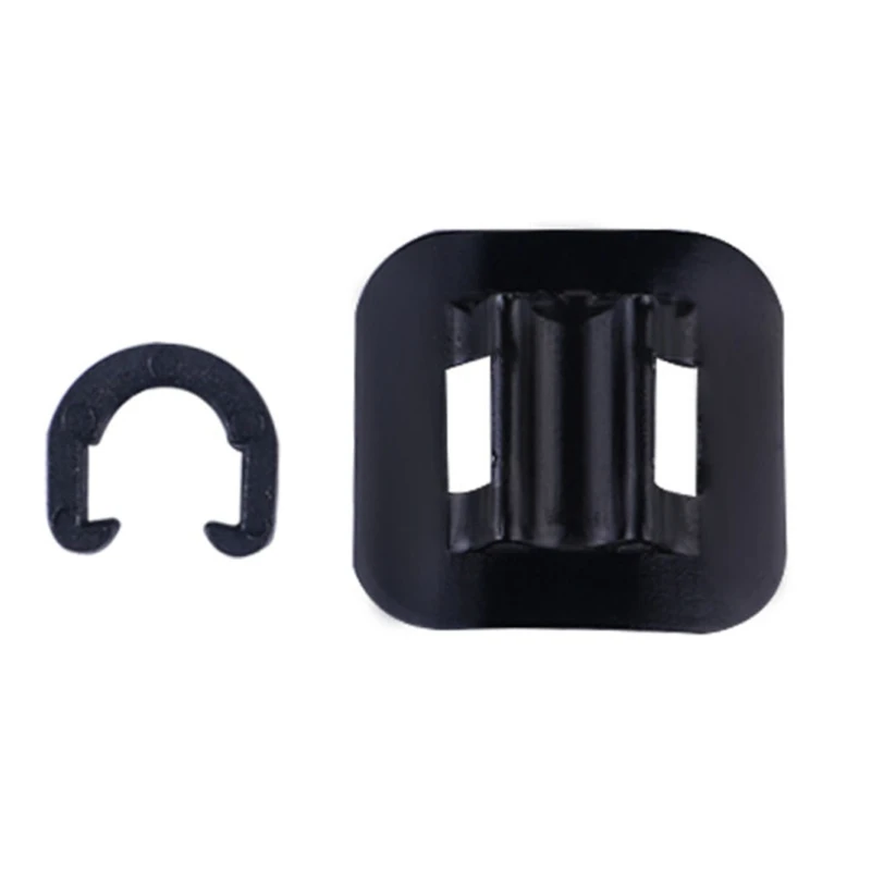 

MTB Bike Road Bicycle C-Clips Clamps Housing Hose Guide with Adhesive Seat 24BD