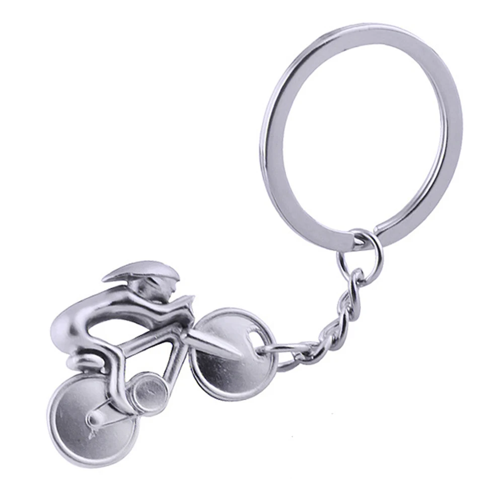 Металлический спортивный мужской дорожный велосипедный брелок в виде фигуры