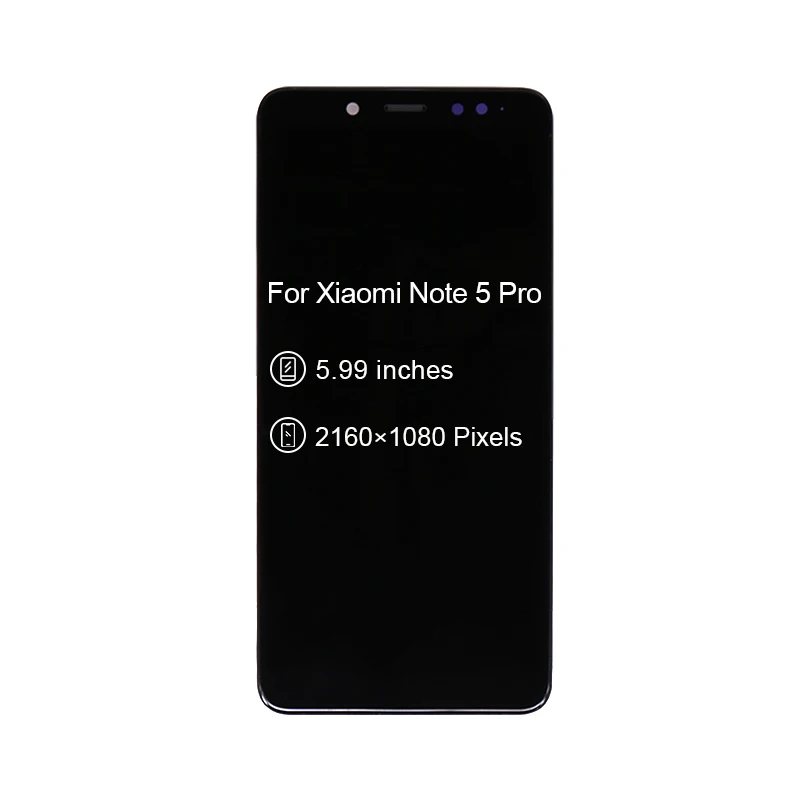 10 шт./лот для Xiaomi Redmi Note 5 Pro ЖК дисплей сенсорный экран дигитайзер сборка с рамкой