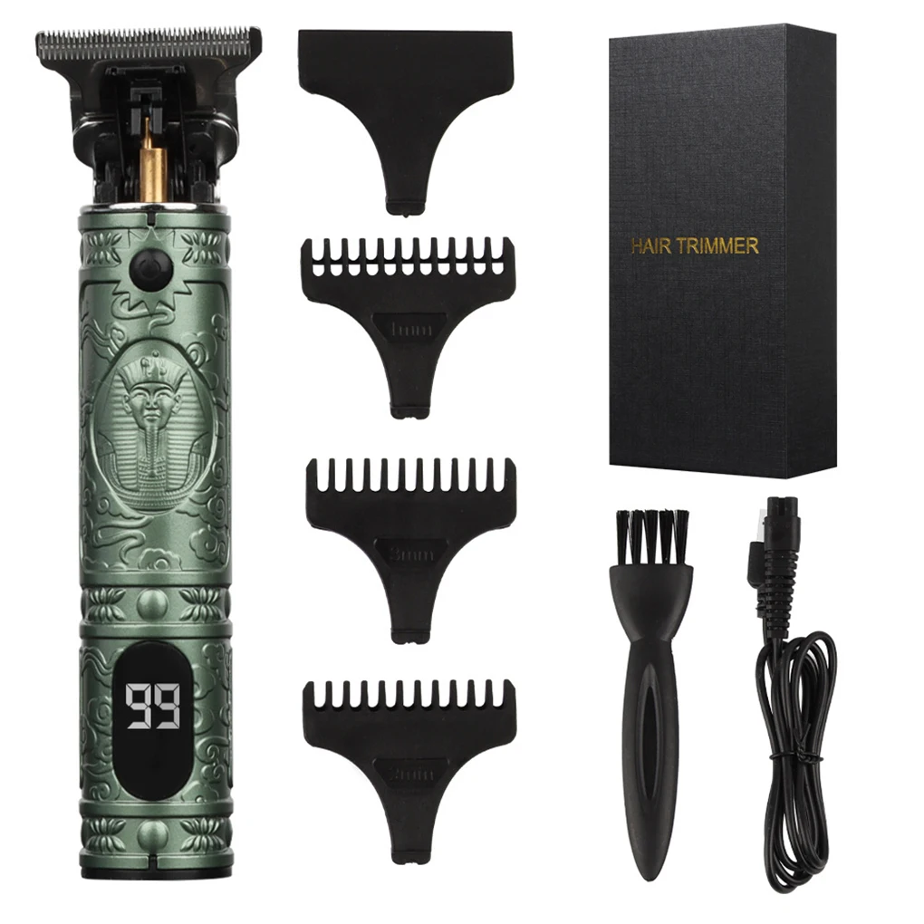 

Машинка для стрижки волос аккумуляторная с цифровым дисплеем, USB