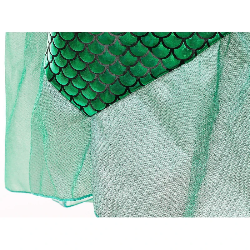 

Spring Summer Girls Children Halloween Christmas Party Mermaid Princess Dress Up Fishtail Prom Dress Costume