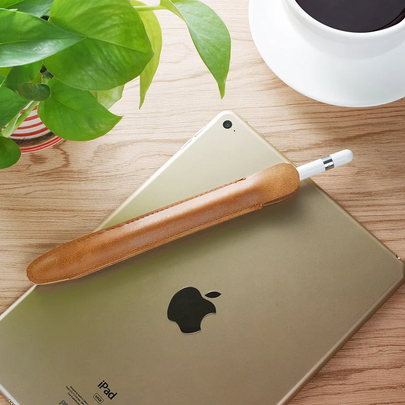 Apple Pencil Case Cover High Quality Pu Leather Box Flannelette | Дом и сад