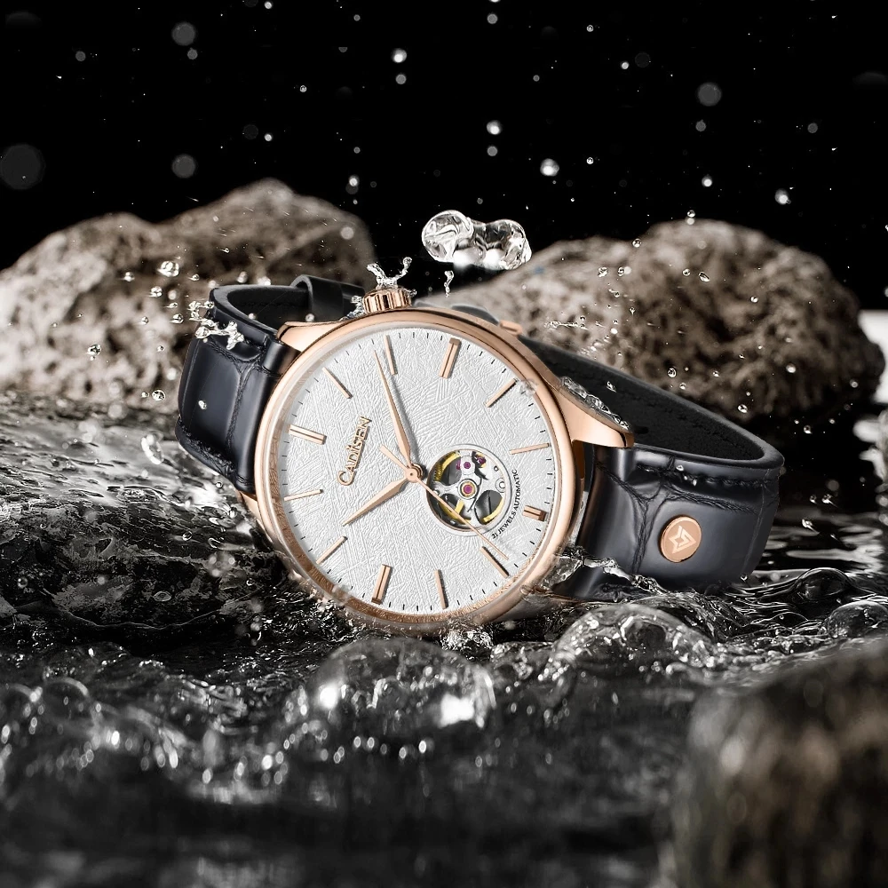 

Мужские часы CADISEN 2021, автоматические механические роскошные часы с метеоритным циферблатом, сапфировым стеклом, японским механизмом, мужск...