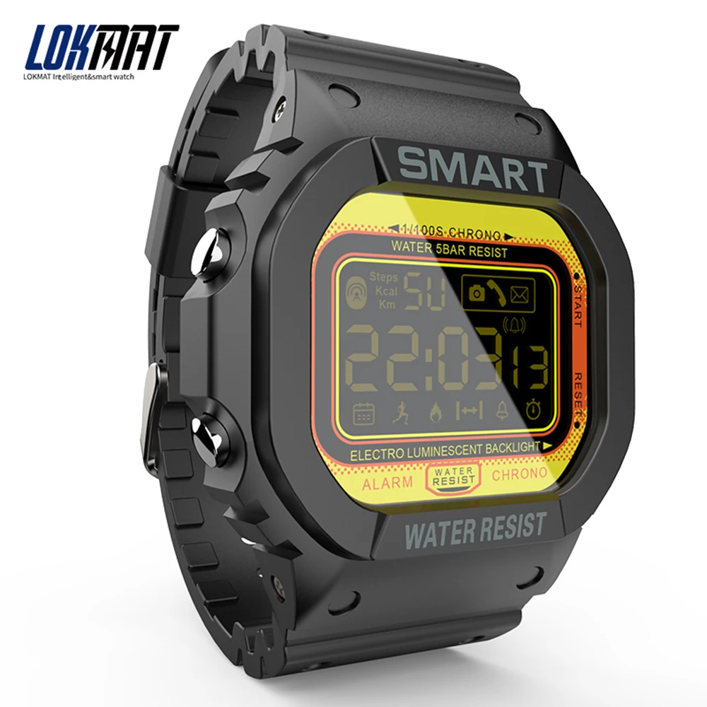 

LOKMAT Smart Watch BT Fitness Bracelet Waterproof Watches Call ReminderClock Digital SmartWatch Men Women's Wristwatch