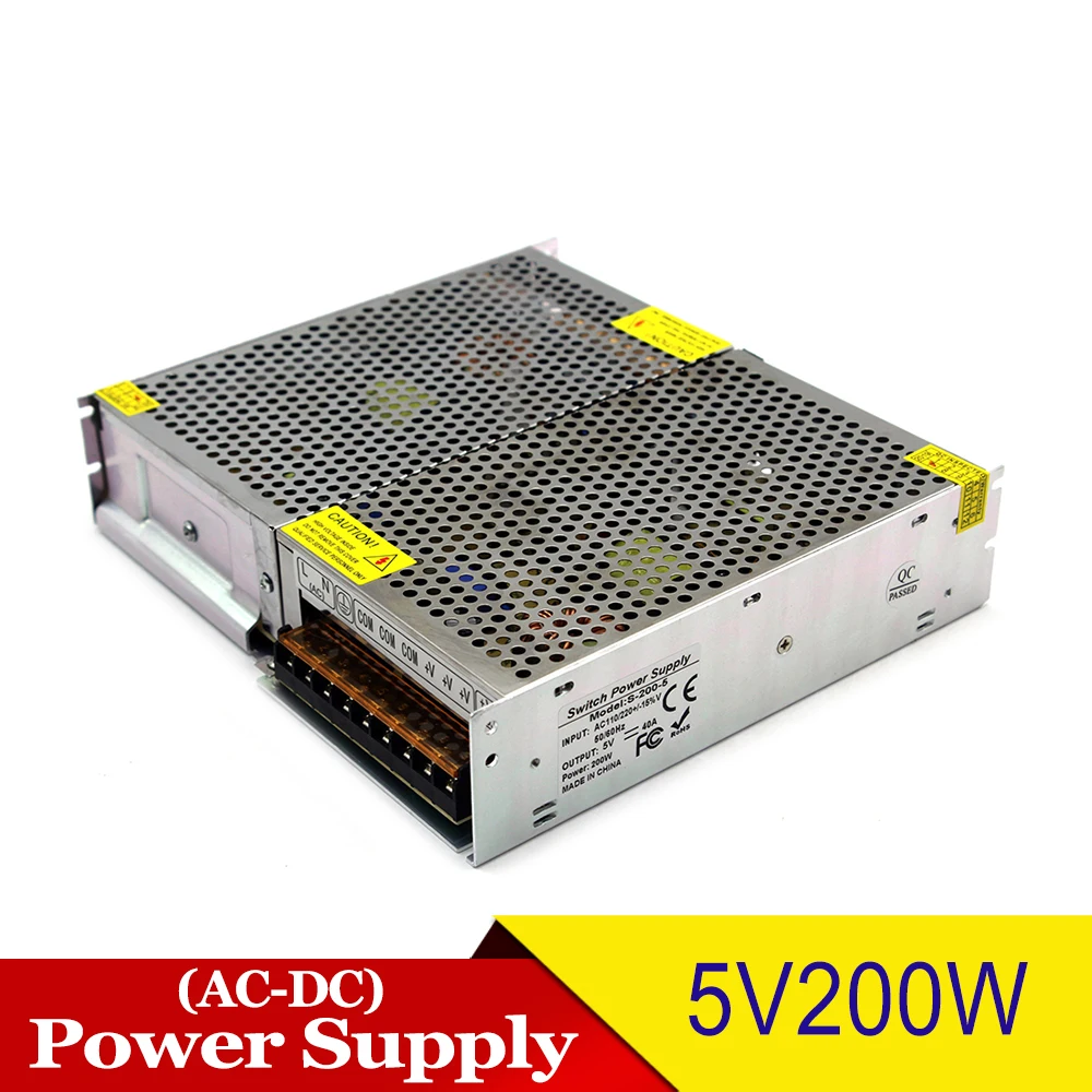 Источник питания DC 5V 12V 24V 25W 100W 150W 200W 250W 300W 350W светодиодный трансформатор