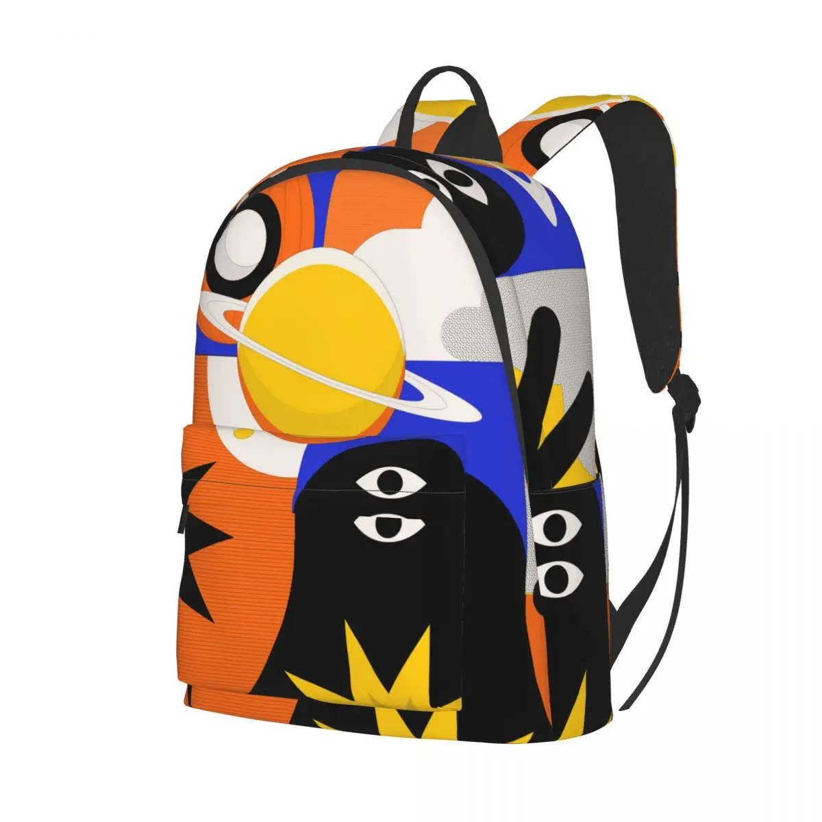 Школьный рюкзак сумка для книг с абстрактными красочными формами школьный