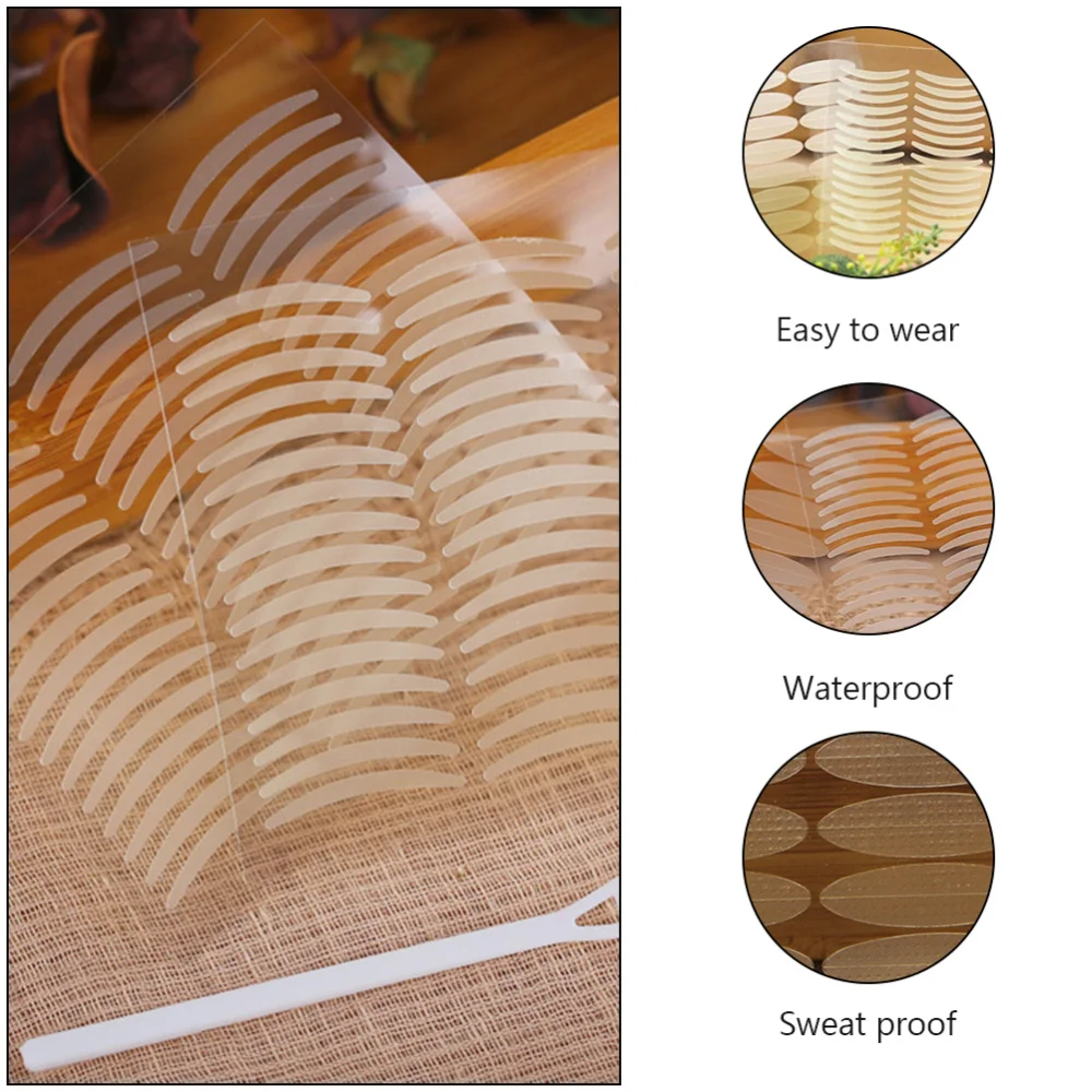 

2Sets Adhesive Invisible Eyelid Sticker Universal Beauty Eye Sticker for