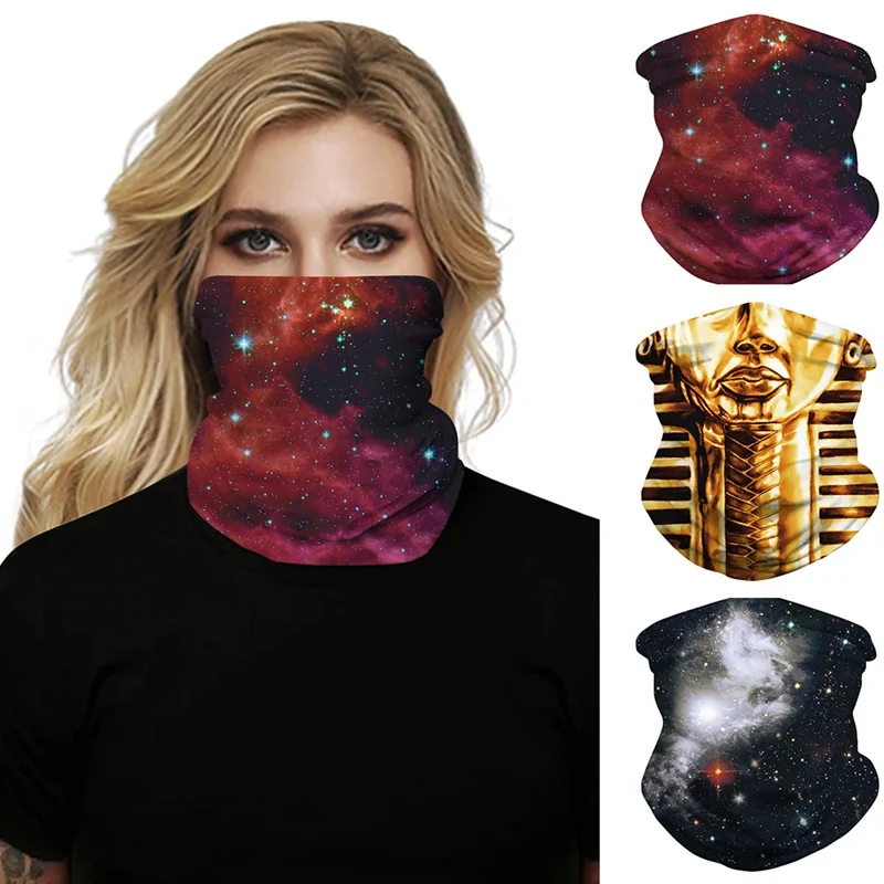 Открытый 3D экзотическая маска для лица Велоспорт шарф треугольный верховой езды