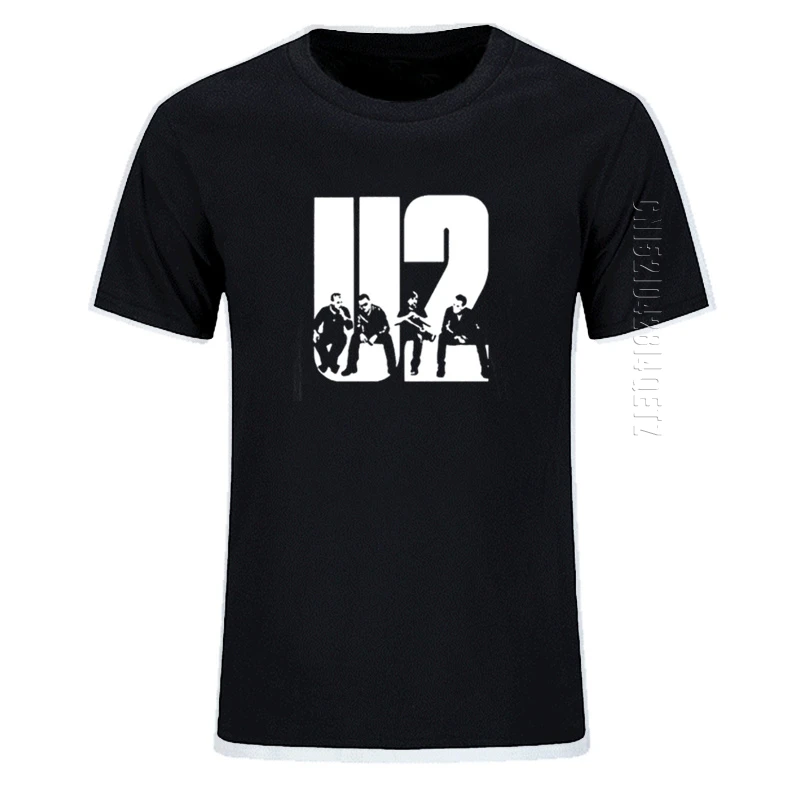 

Matsuhara Taeyeon Brand Boys Oversized T-Shirt Lovely U2 Band Printing Men Cotton T Shirt Round Collar Clothing XS-XXXL