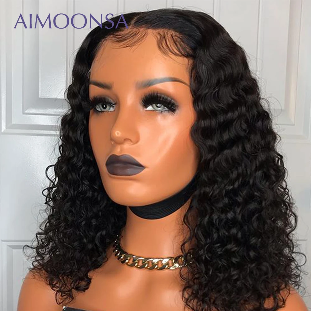 Парики из прозрачного кружева малазийский кудрявый парик кружевные передние