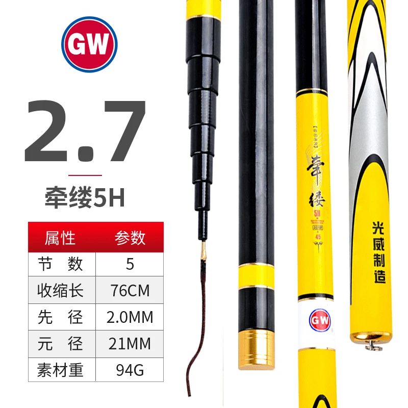 

Kit Fishing Rod Telescopic Carbon Winter Extender Handle Combo Set Fishing Tackle Pesca Accesorios Mar Ultralight Rod BD50FR