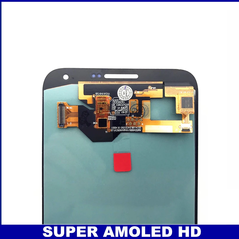 100% супер AMOLED lcd для samsung Galaxy E7 E700 E700F E7000 E7009 S дисплей кодирующий преобразователь