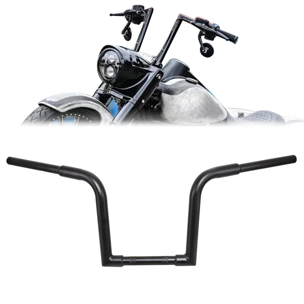 Moto 10 In Rise 25 мм вешалка для Ape фрикционный стержень Z Bar руль Harley Touring Dyna Sportster Чоппер