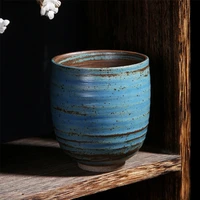 saudi arabia coffee cup stoneware retro handmade glaze tea cup chinese kung fu tea cup large capacity ceramic water cup