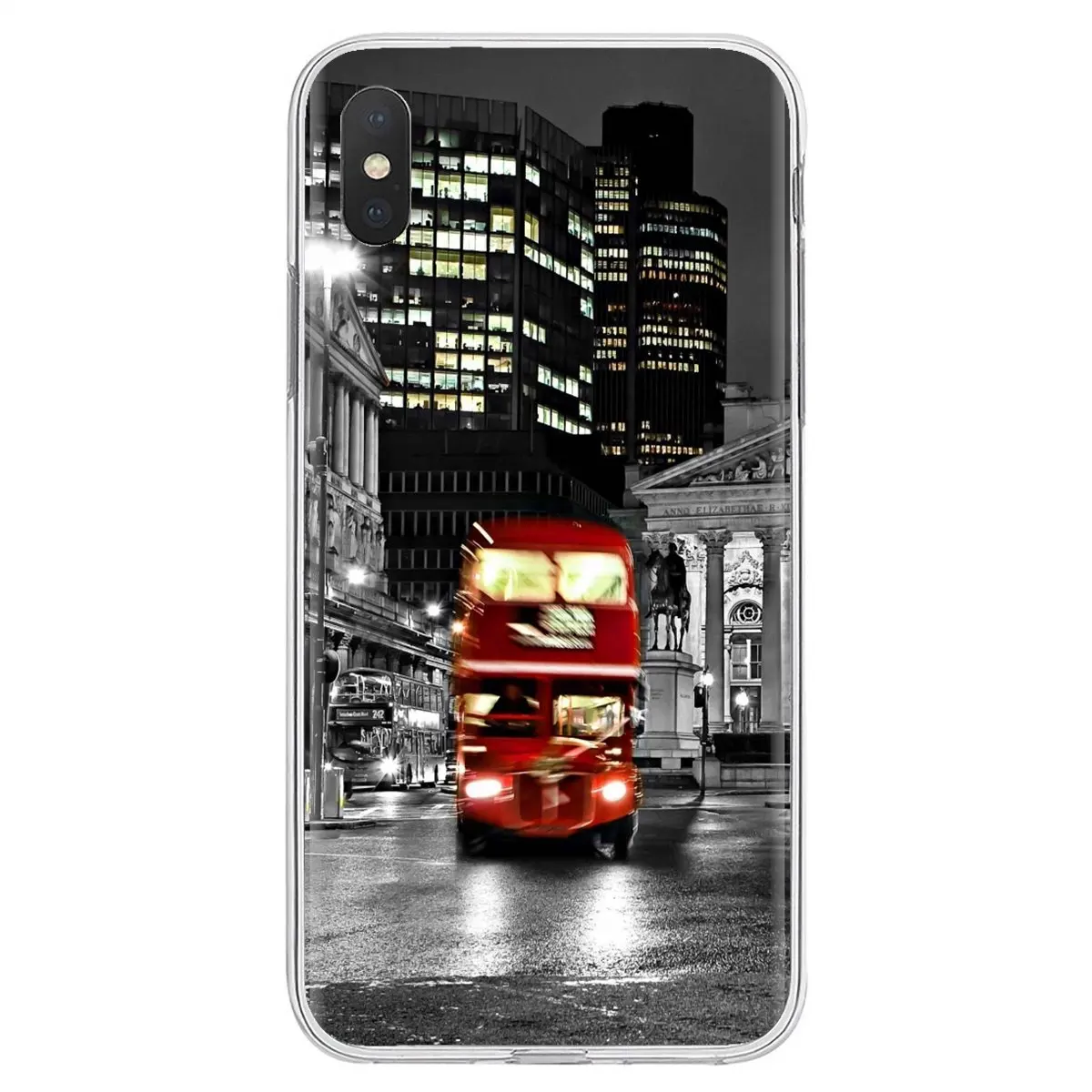 Мягкий чехол для телефона из ТПУ с изображением британского Лондона Красного