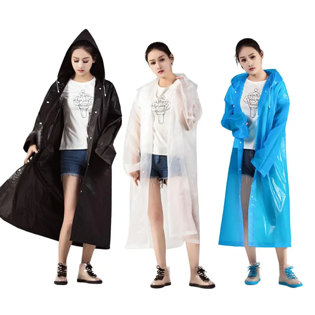 Неодноразовый легкий дождевик EVA мягкий водонепроницаемый дышащий защита от