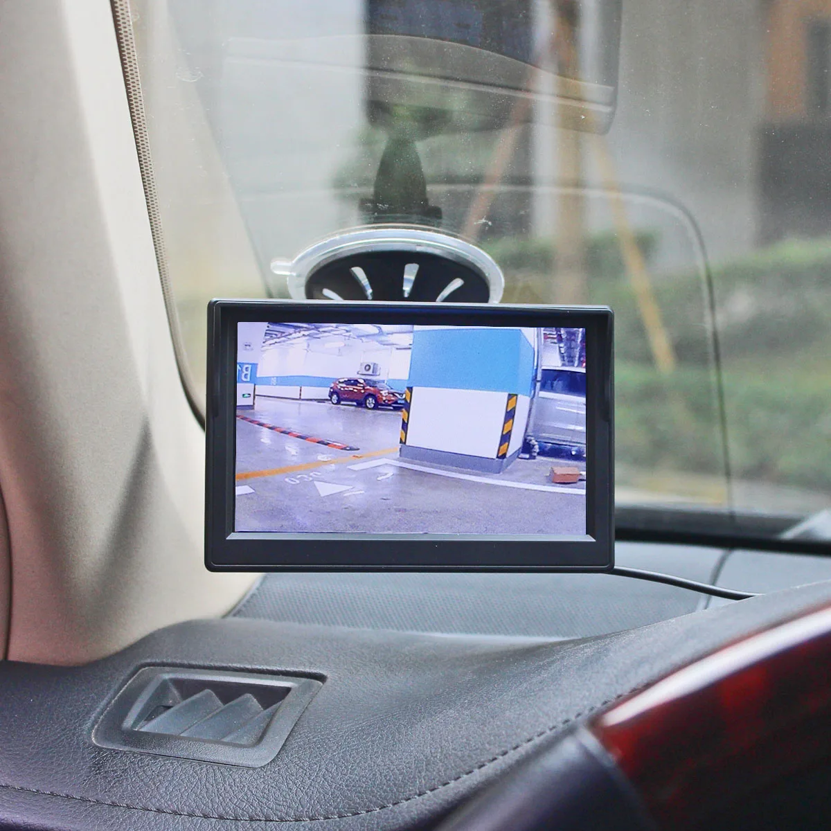 SMALUCK 5 дюймовый TFT ЖК дисплей с присоской и бесплатным кронштейном для MPV SUV