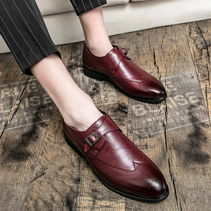 

Men Pu Leather Dress Shoes Fashion Casual Shoes Men Handmade Loafers Slip-on Shoes Men Zapatillas De Deporte KY004
