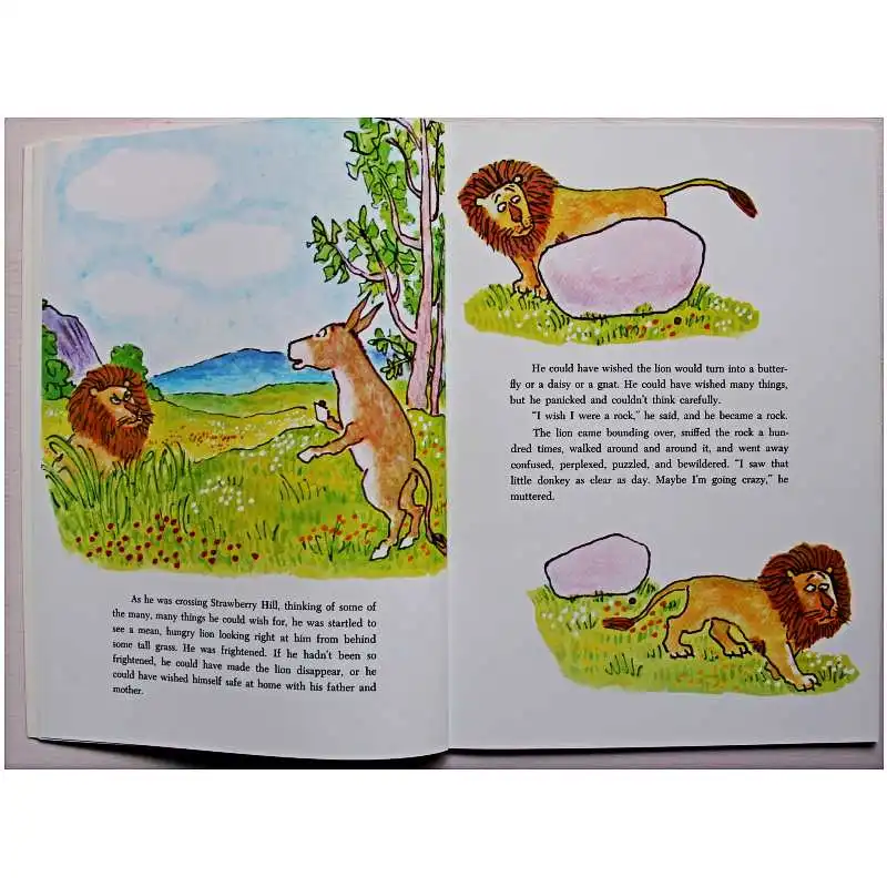 Sylvester and the Magic Pebble от William Steig обучающая английская книга с картинками карта для