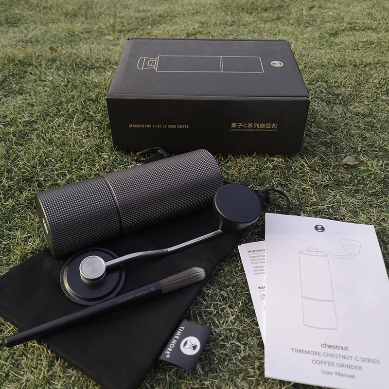 Timemore Store-molinillo Manual de caf&eacute; C2 Up, con n&uacute;cleo de acero ajustable, cepillo de limpieza-2