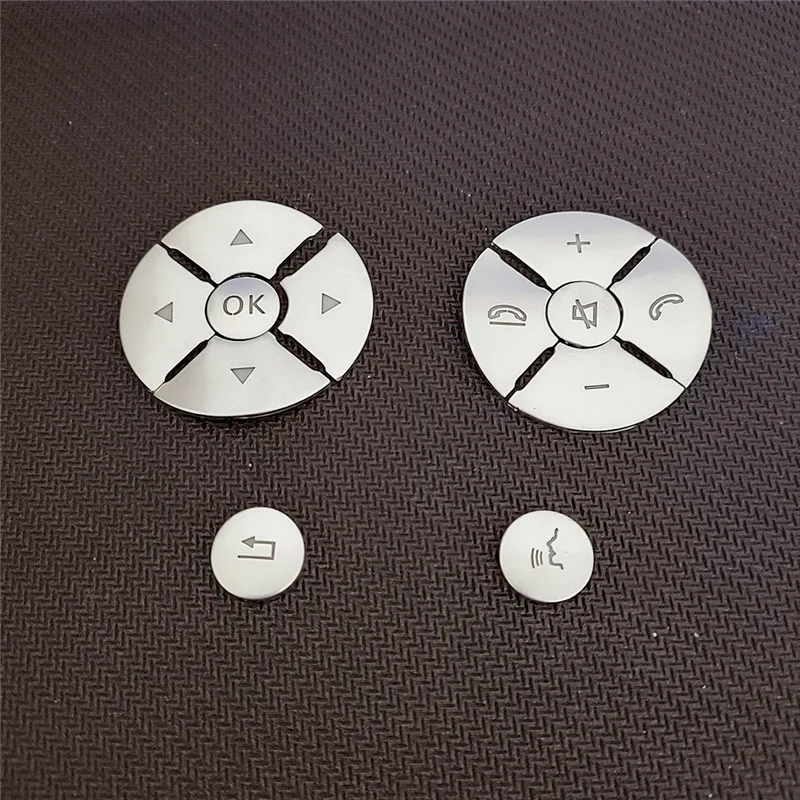 Angelguoguo кнопки для рулевого колеса автомобиля ручка отделка крышка наклейка Mercedes