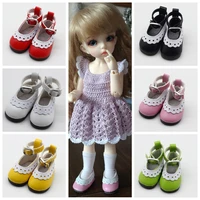 4 52 1cm pu leather lace cute doll shoes for 16 doll clothing accessories mini toy black red purple blue pink shoes 8 colors