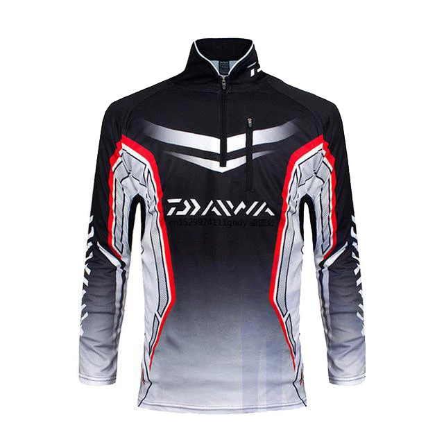 

Brand DAIWA Fishing Clothes Men Long Sleeve Outdoor Shirts Breathable Quick Dry Anti-UV Clothing Sports Vest