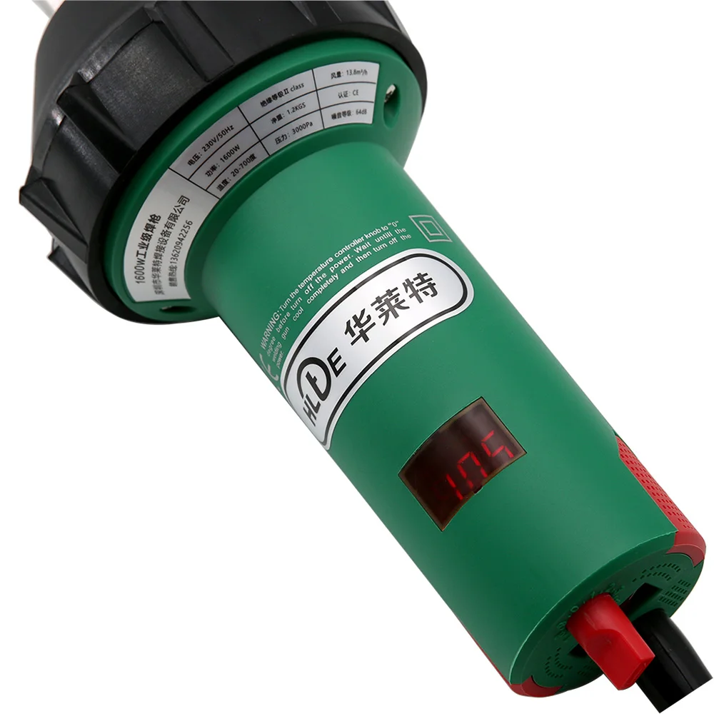 Быстрая доставка HLTE D16S 230V 1600W Пластик Сварочная горелка тепловые пушки горячего