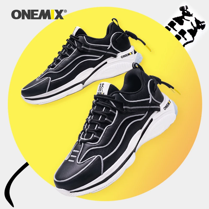 Мужские и женские кроссовки ONEMIX легкие спортивные с дышащей сеткой для бега